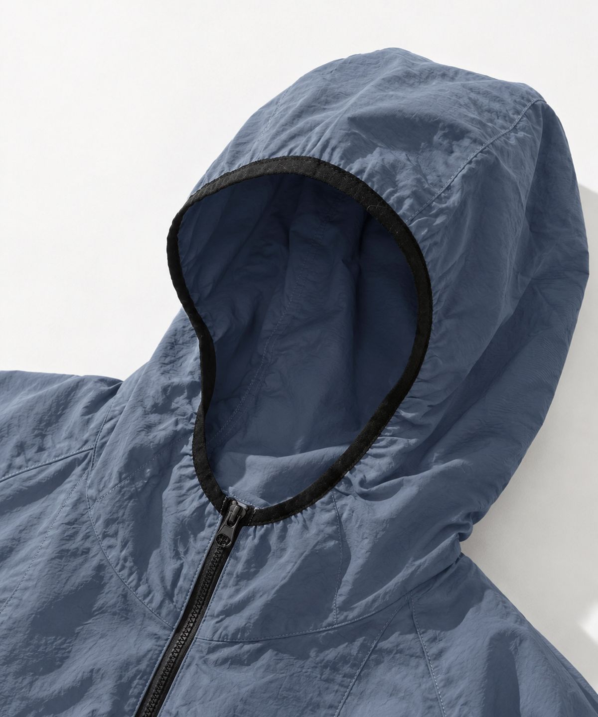 모더먼트(MODERMENT) 투웨이 썸홀 윈드자켓 [더스티블루]