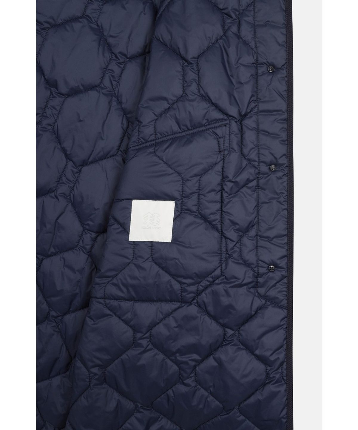 코오롱스포츠(KOLON SPORT) 여성 키퍼 롱 카라넥 인슐레이션 재킷 TVJJW26514NAY