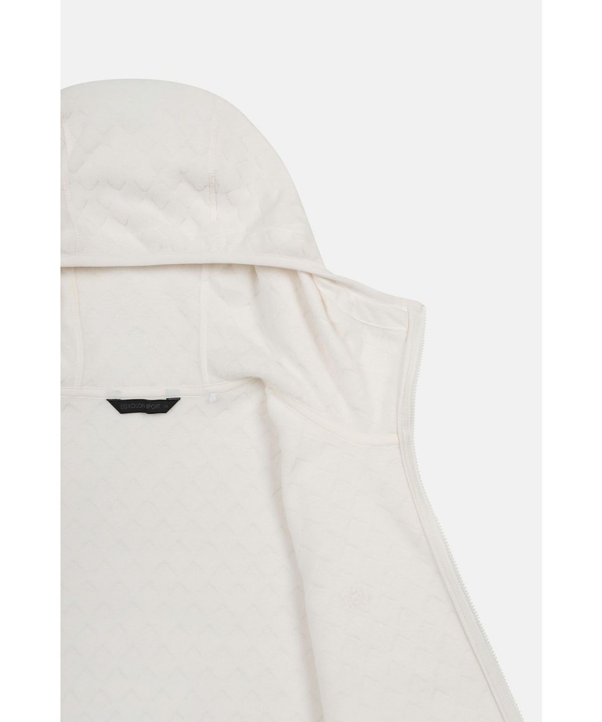 코오롱스포츠(KOLON SPORT) 여성 솟솟 플리스 레귤러핏 후드 재킷 JKJFW26332CRE