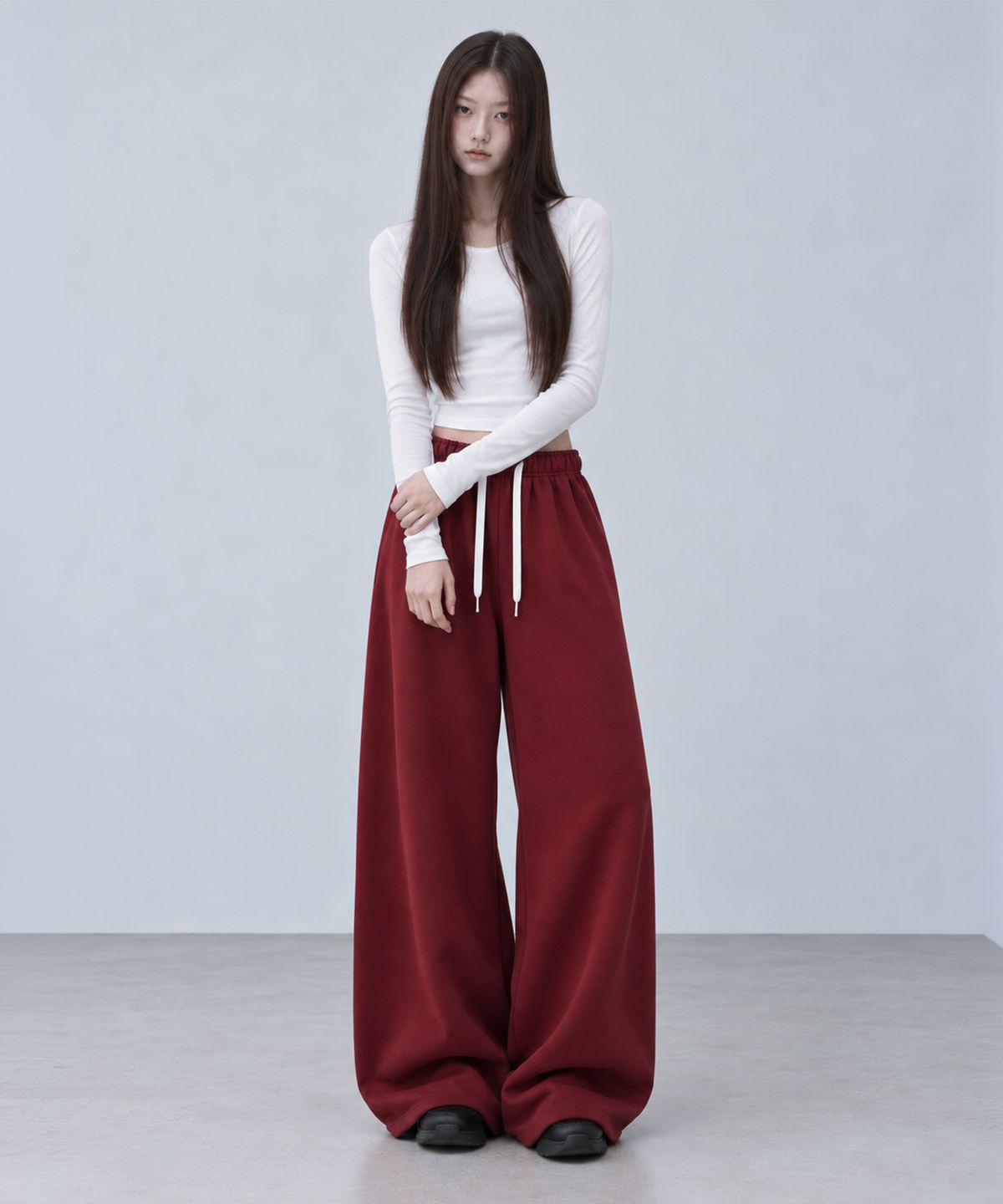페이더먼트(FADERMENT) 에센셜 스탠다드 스웨트 팬츠(블랙)