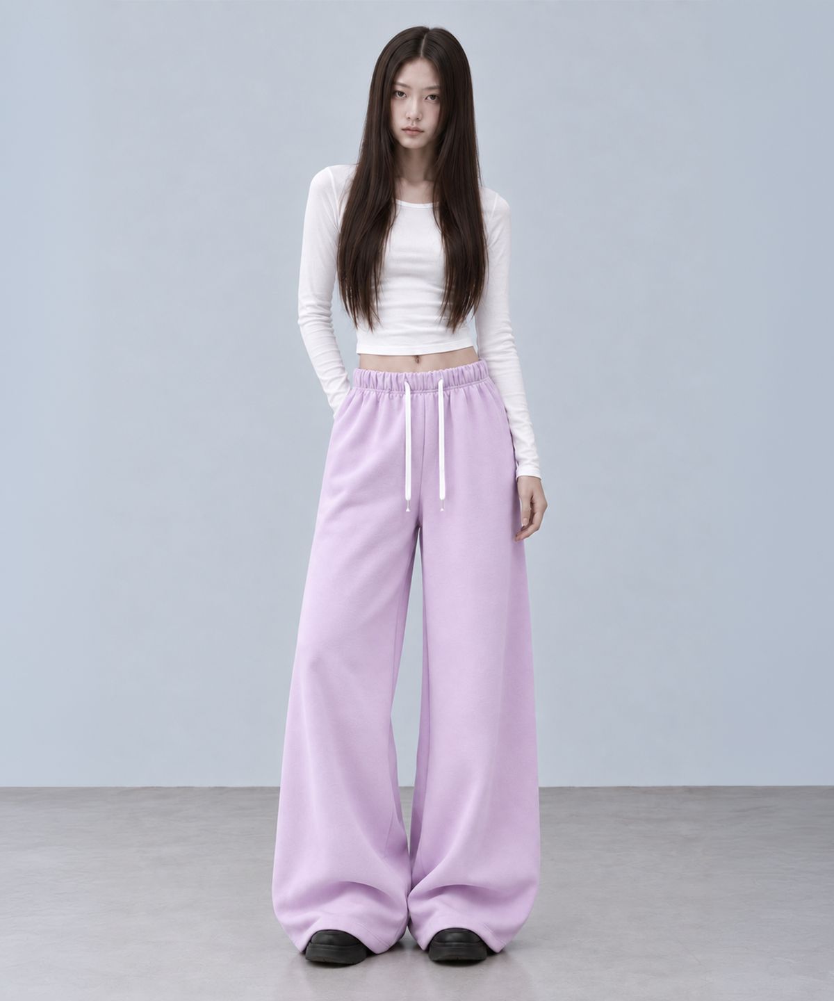 페이더먼트(FADERMENT) 에센셜 스탠다드 스웨트 팬츠(블랙)
