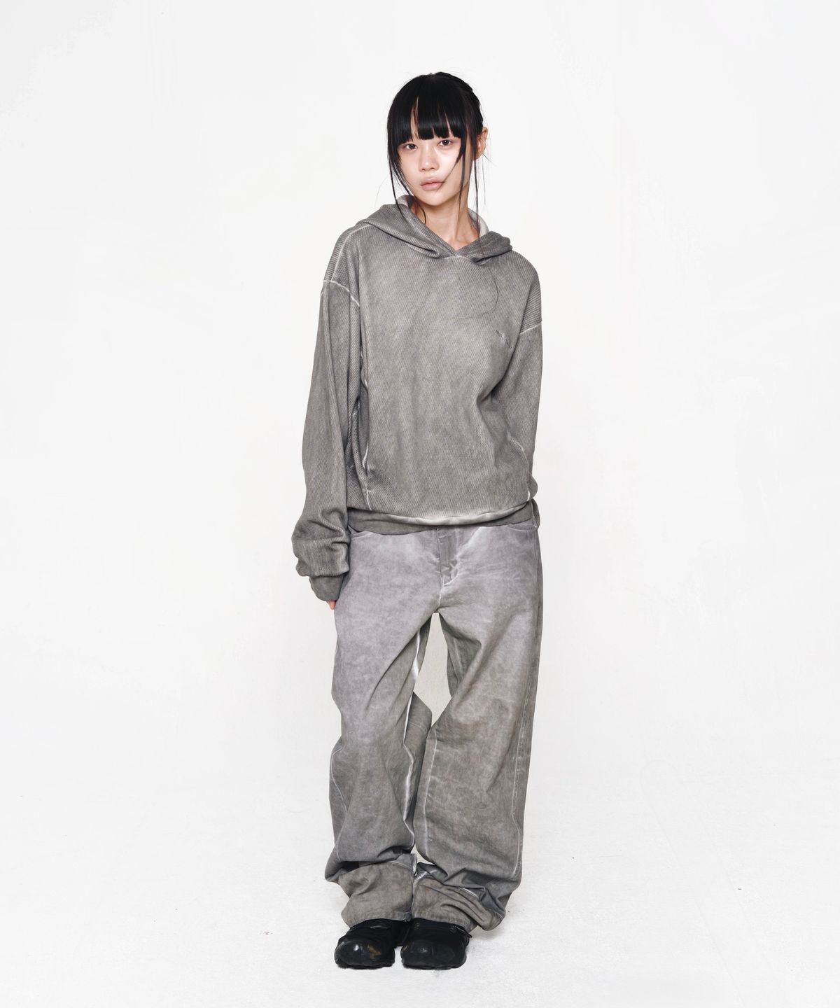 미스테페넘(MYSTEPHENM) VOL. 5.0 Dyed Hoodie GY