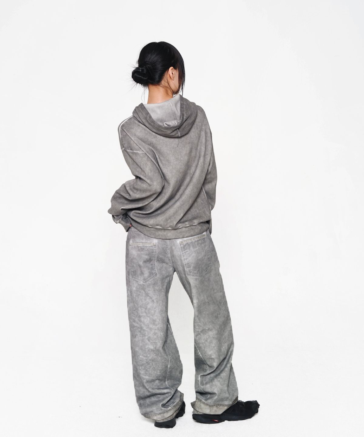 미스테페넘(MYSTEPHENM) VOL. 5.0 Dyed Hoodie GY