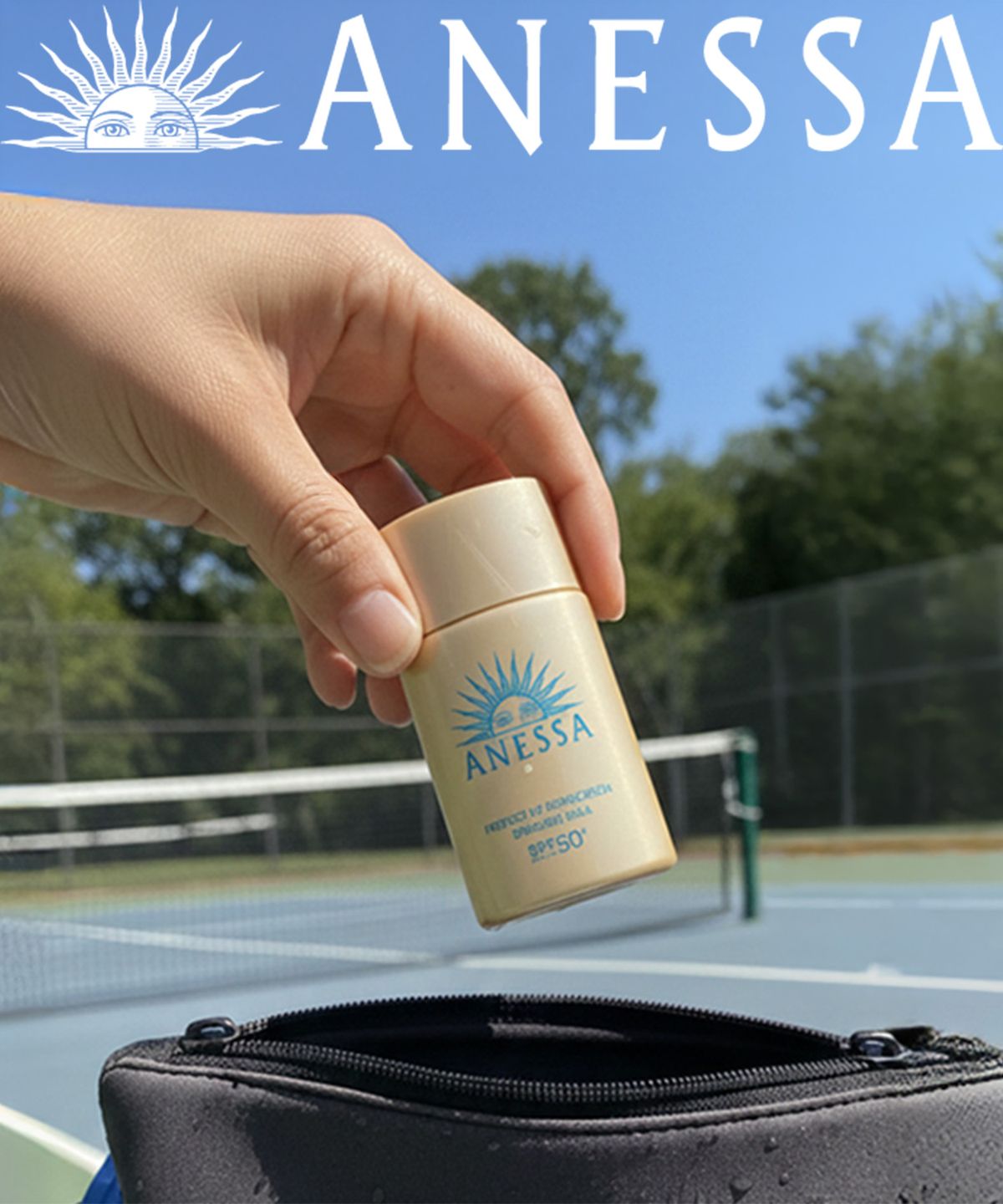 아넷사(ANESSA) 퍼펙트 UV 선스크린 스킨케어 밀크 NA 20ml,2개