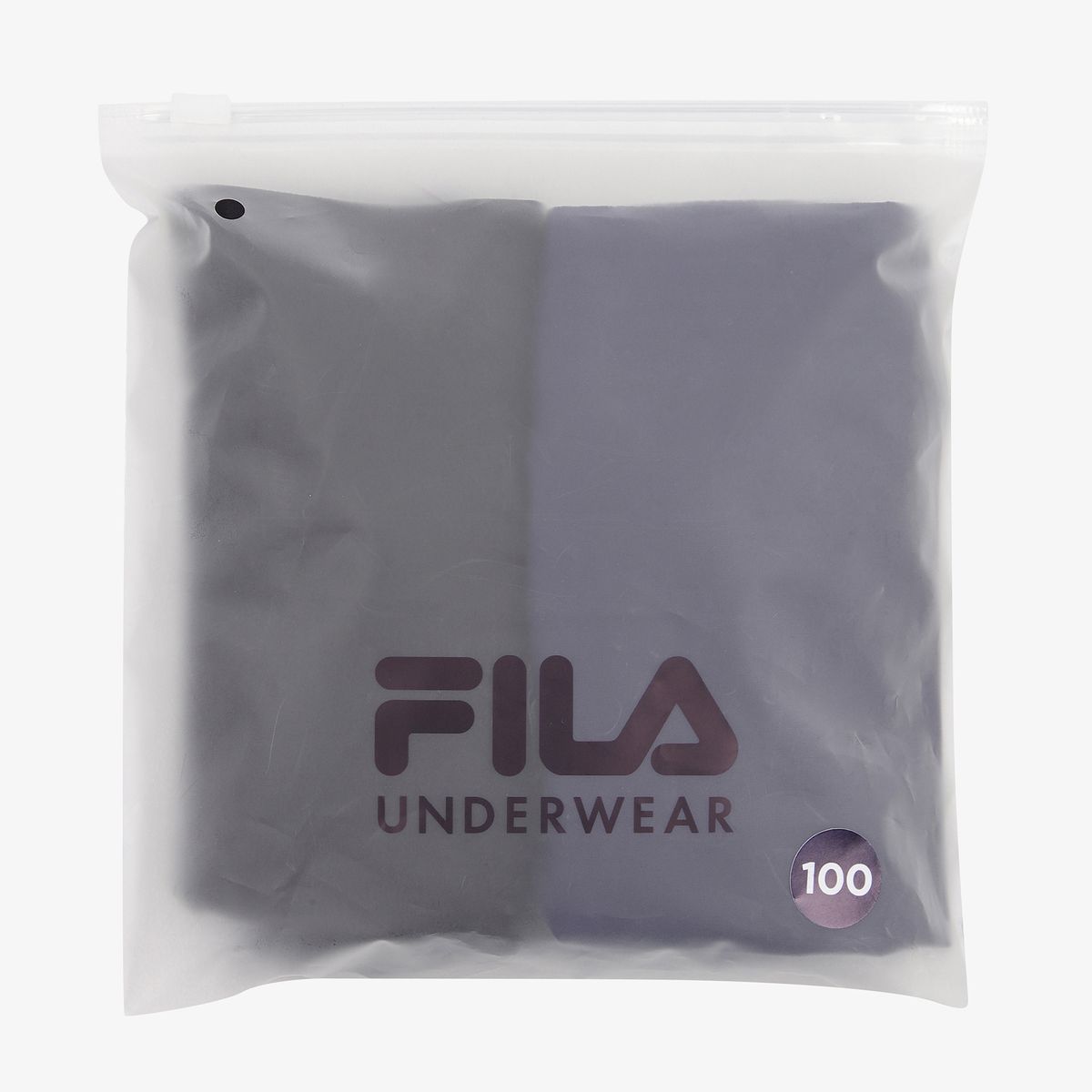 휠라언더웨어(FILA UNDERWEAR) 프리컷 남성 드로즈 2PACK (블랙+네이비)