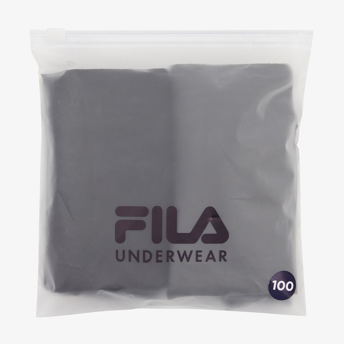 휠라언더웨어(FILA UNDERWEAR) 프리컷 남성 드로즈 2PACK (블랙+차콜)