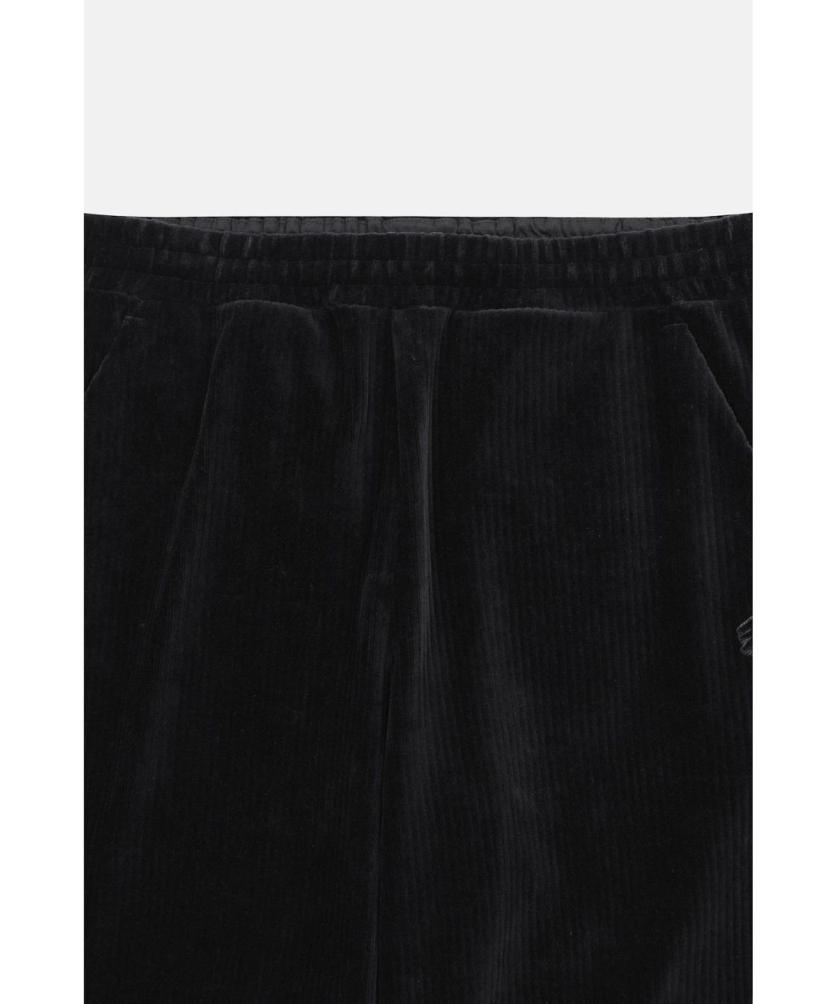 코오롱스포츠(KOLON SPORT) 여성 코듀로이 와이드핏 밴딩 팬츠 (SET-UP) TVPNW26592BLK
