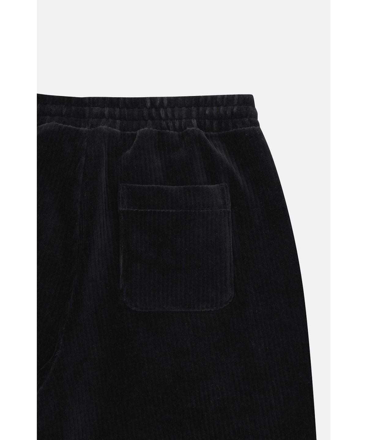 코오롱스포츠(KOLON SPORT) 여성 코듀로이 와이드핏 밴딩 팬츠 (SET-UP) TVPNW26592BLK