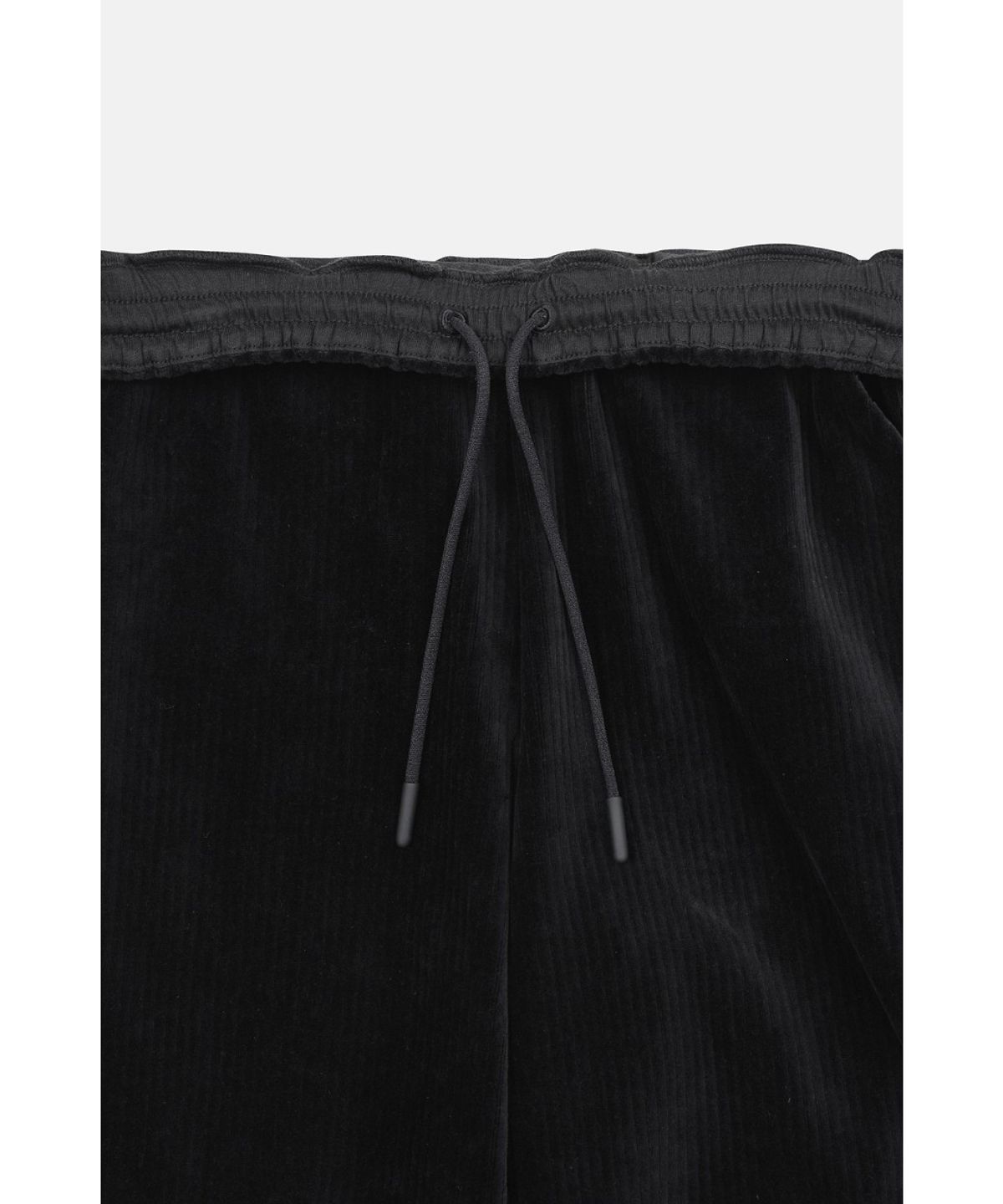 코오롱스포츠(KOLON SPORT) 여성 코듀로이 와이드핏 밴딩 팬츠 (SET-UP) TVPNW26592BLK