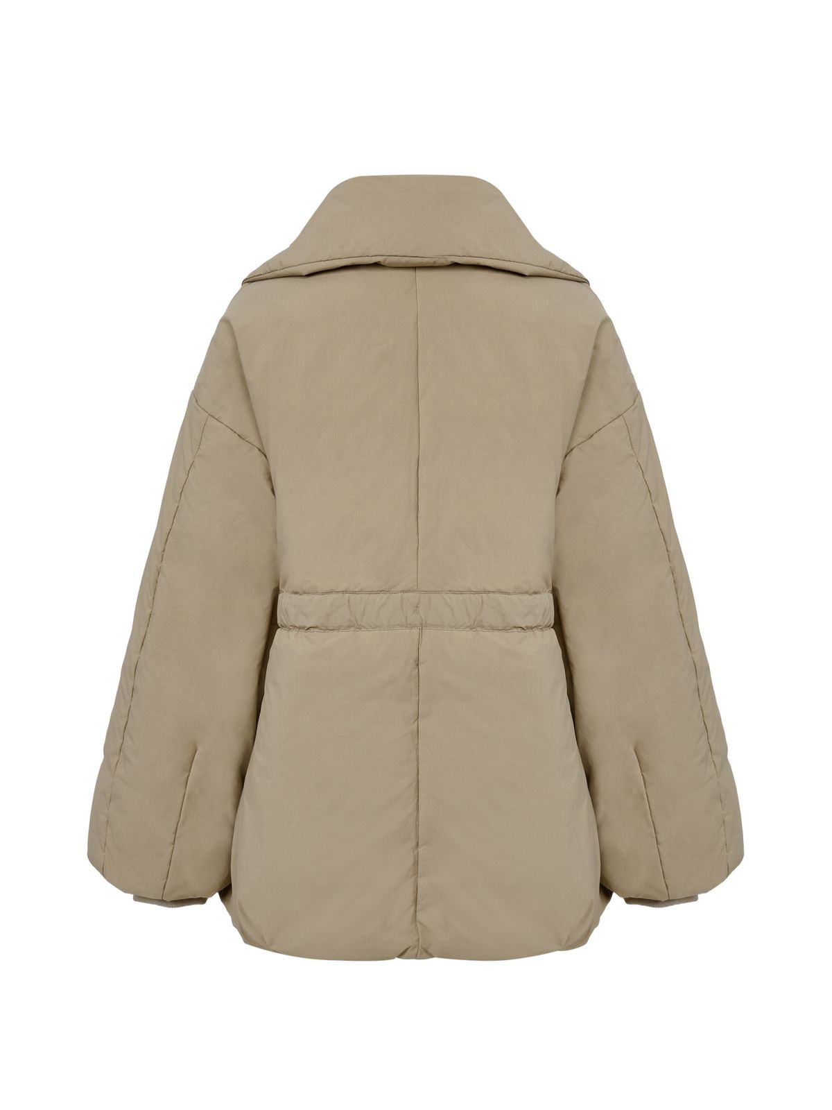 아이더(EIDER) Etoffe (에토프) 여성 캐시미어 블렌드 미들 숄 코트 다운 자켓_Beige_DWW26564E2
