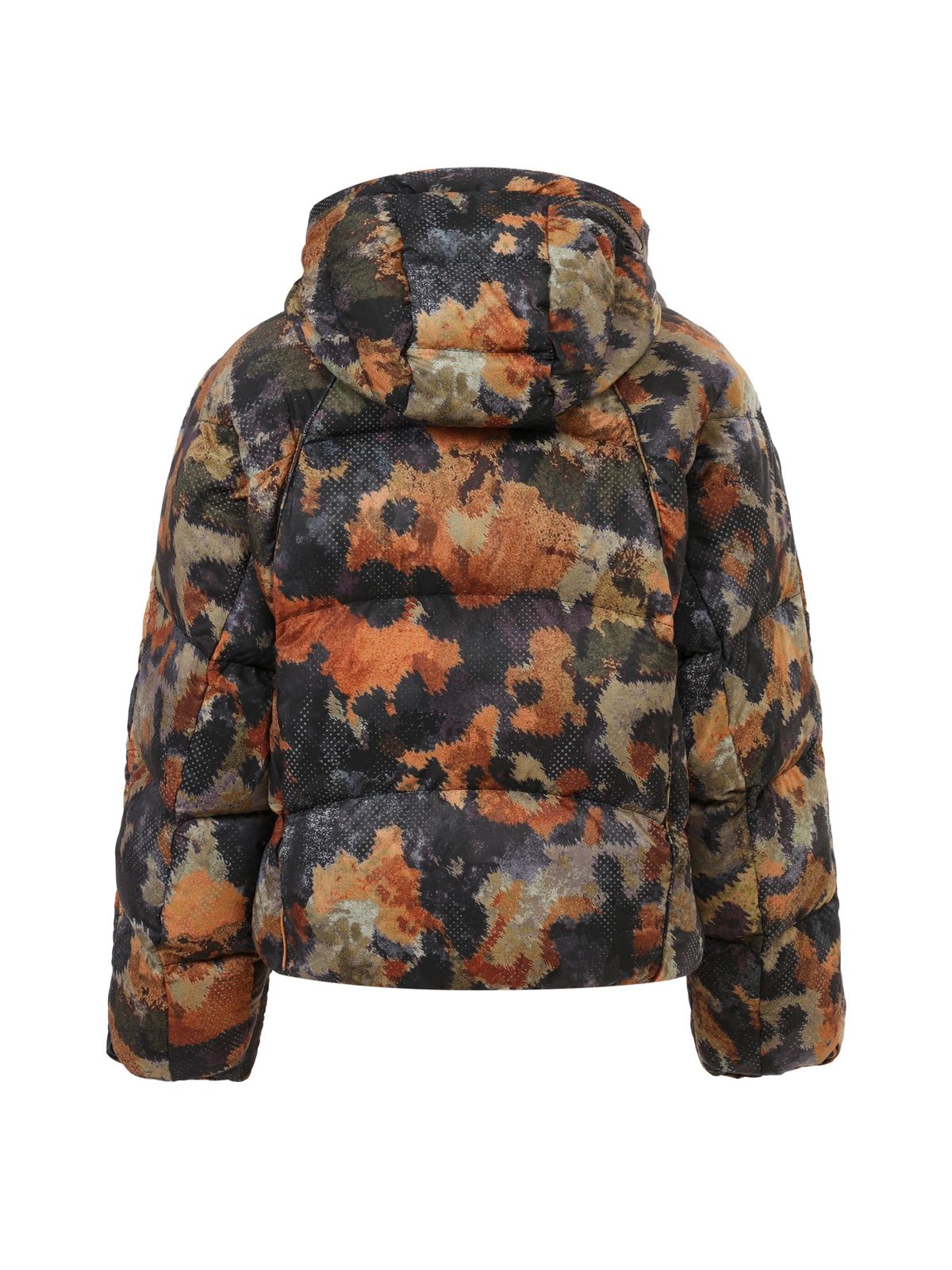 아이더(EIDER) GRATINUM (그래티넘) 여성 후디드 푸퍼 구스 다운 자켓_Dark Orange_DWW26512O7