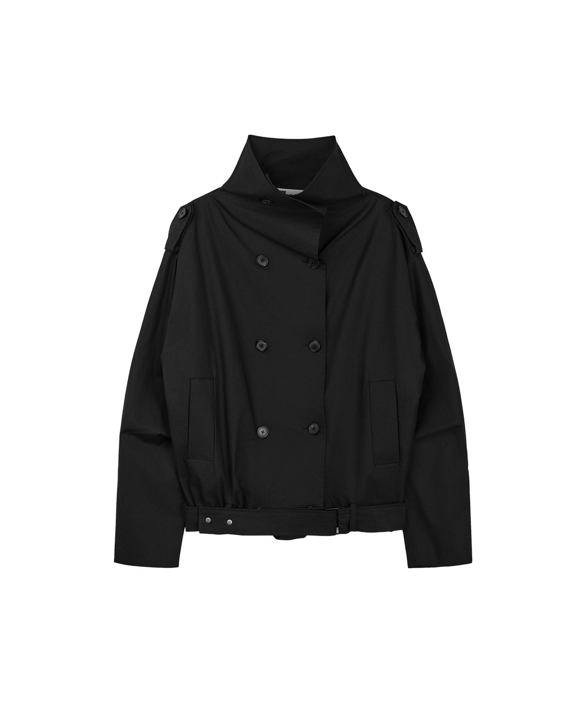 아야즈앤세이(AYASNSEY) HID HIGH NECK TRENCH JACKET