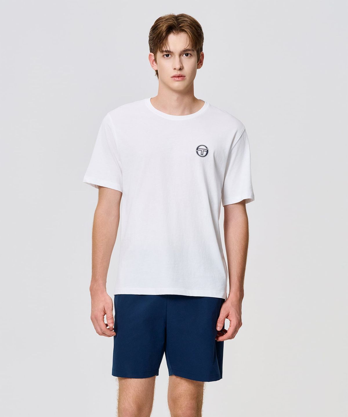 세르지오 타키니(SERGIO TACCHINI) M 라파챠 백그래픽 티셔츠 (White)