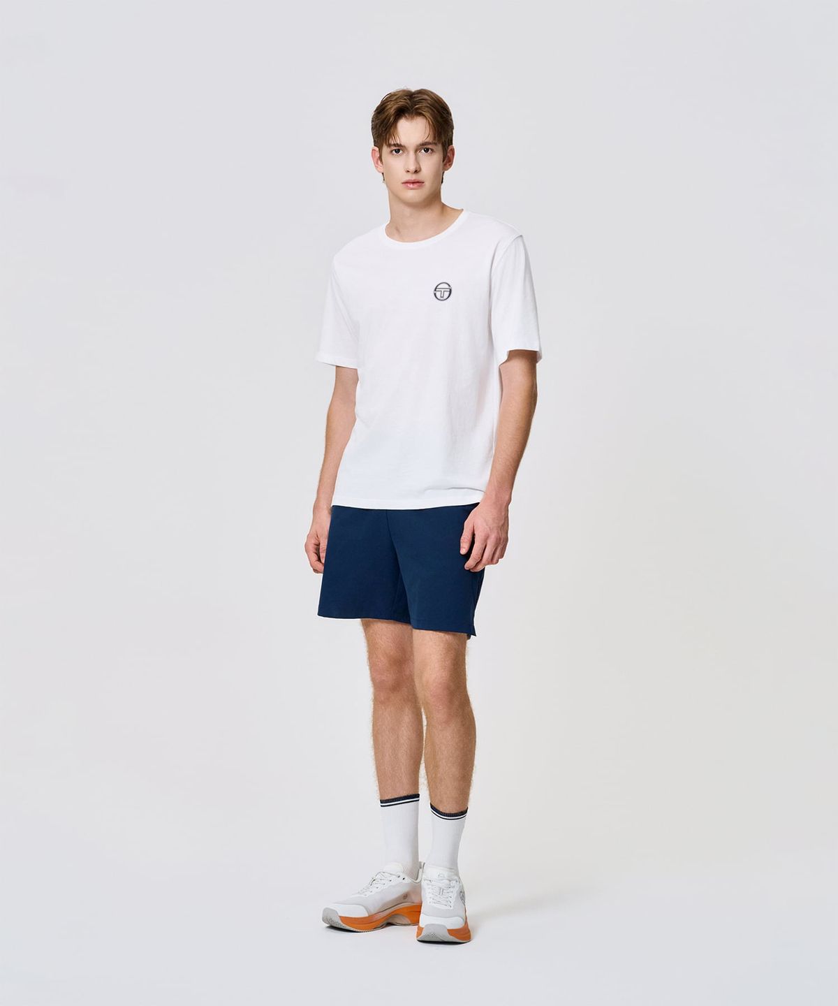 세르지오 타키니(SERGIO TACCHINI) M 라파챠 백그래픽 티셔츠 (White)