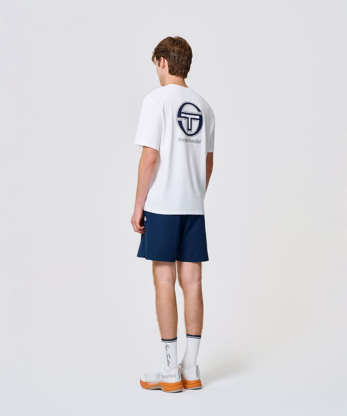 세르지오 타키니(SERGIO TACCHINI) M 라파챠 백그래픽 티셔츠 (White)