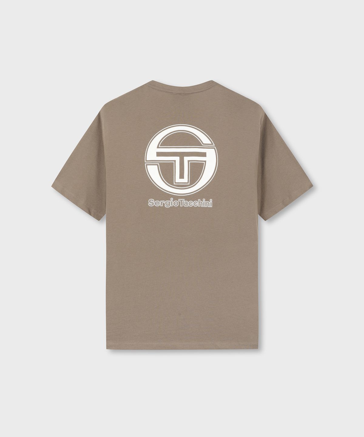 세르지오 타키니(SERGIO TACCHINI) M 라파챠 백그래픽 티셔츠 (Brown)