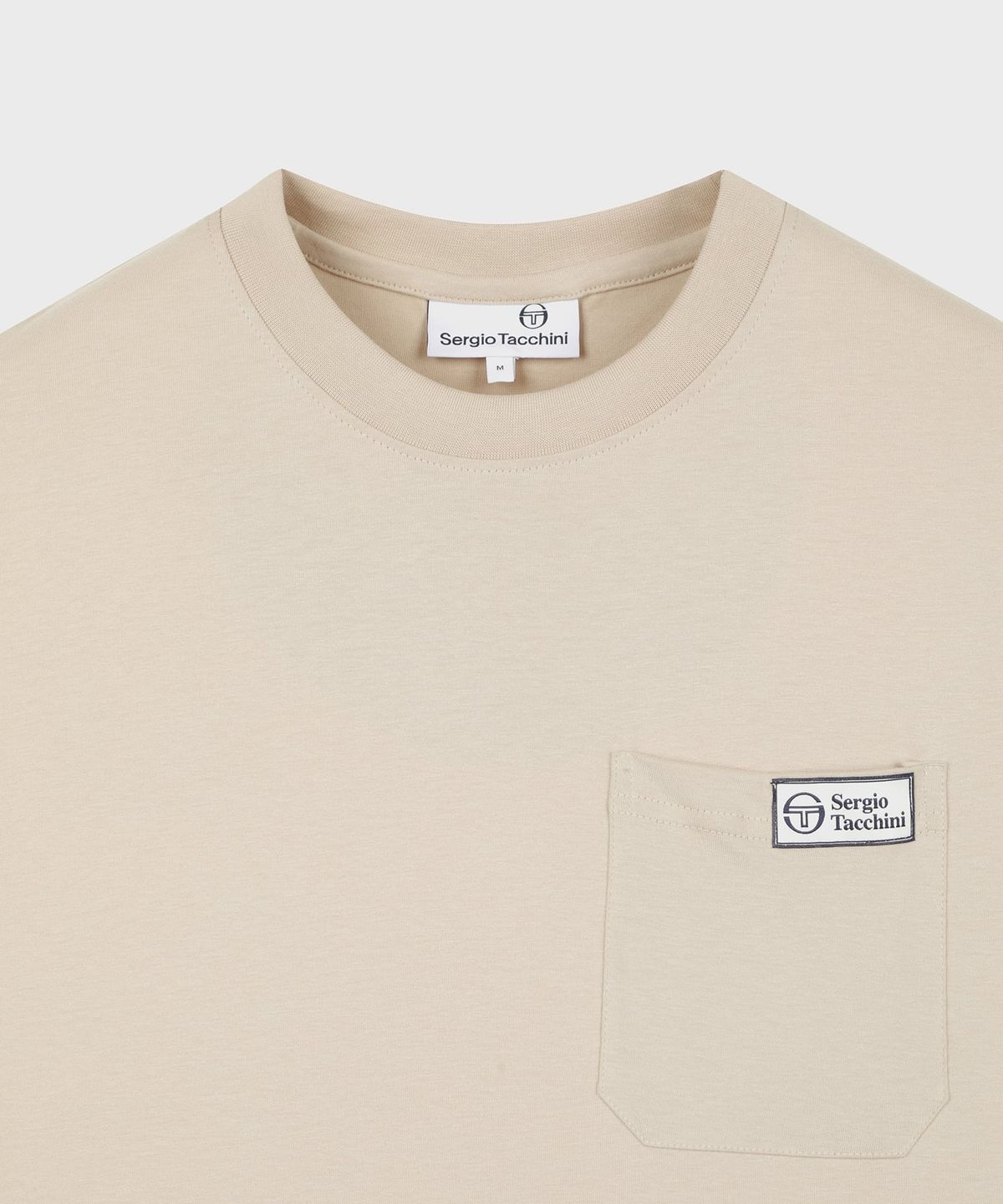 세르지오 타키니(SERGIO TACCHINI) M 포켓 티셔츠 (Beige)