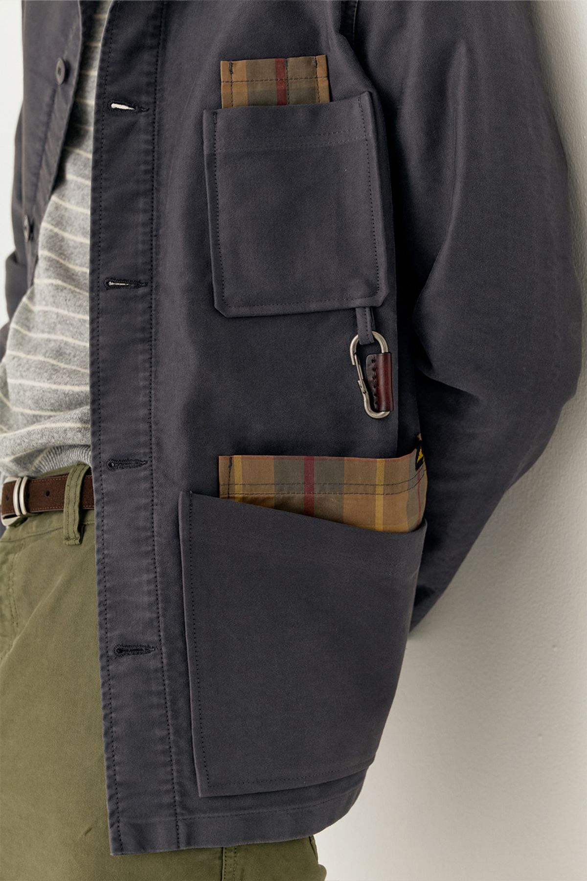 르몽생미셸(LE MONT ST MICHEL) [26FW 서울에디션] (M)Genuine Lmsm Work Jacket_Dark Navy