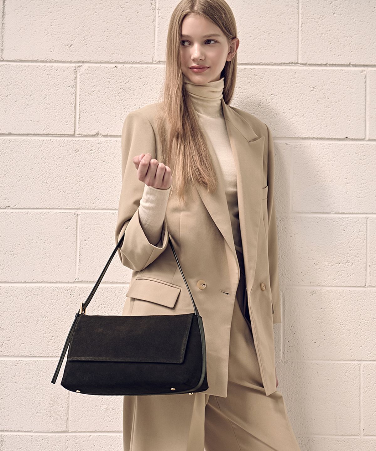끌라베(CLAVE) VIANCA_Suede Dark Brown