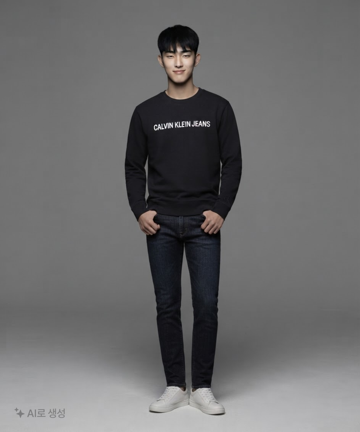 캘빈클라인 진(CALVIN KLEIN JEANS) 맨투맨/스웨트셔츠 L