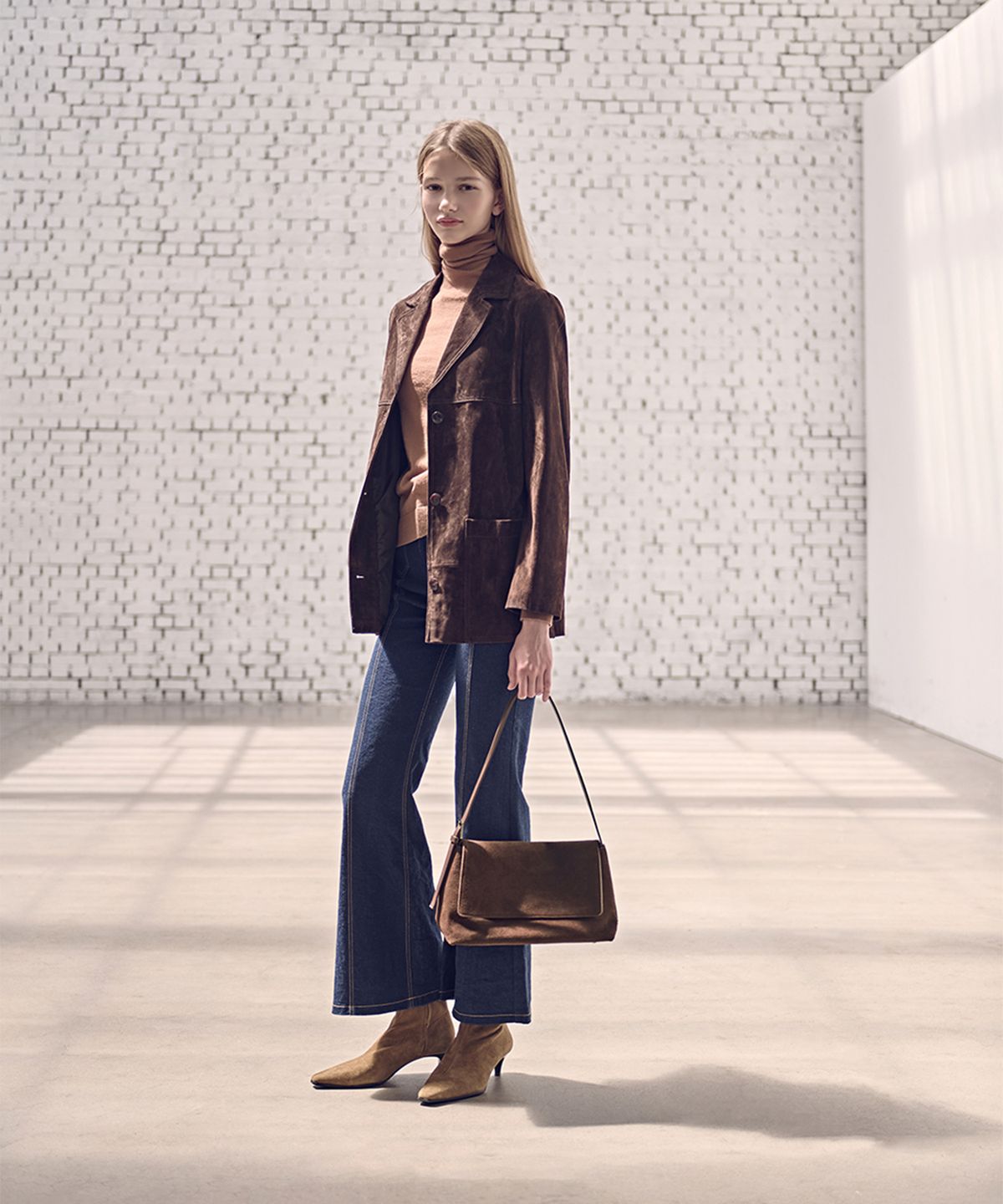 끌라베(CLAVE) VIANCA_Suede Brown