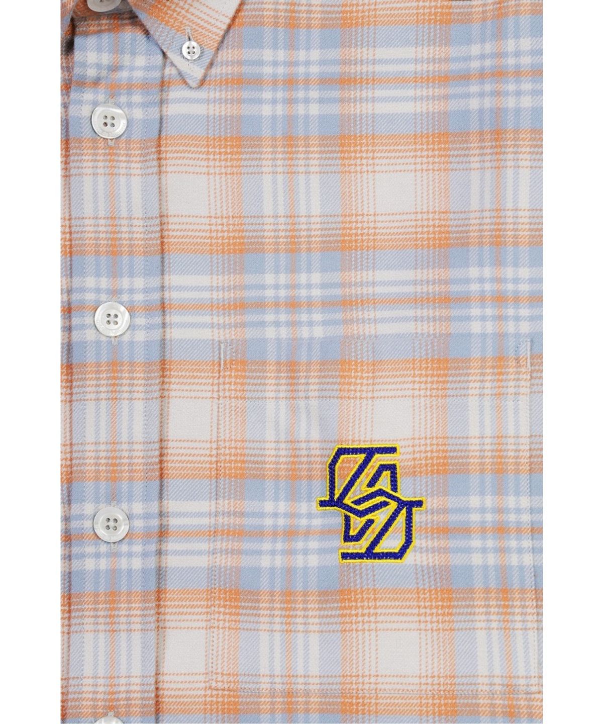 드롤드무슈(DROLE DE MONSIEUR) Boxy Flanel Checked Shirt D0SAW26124ORX
