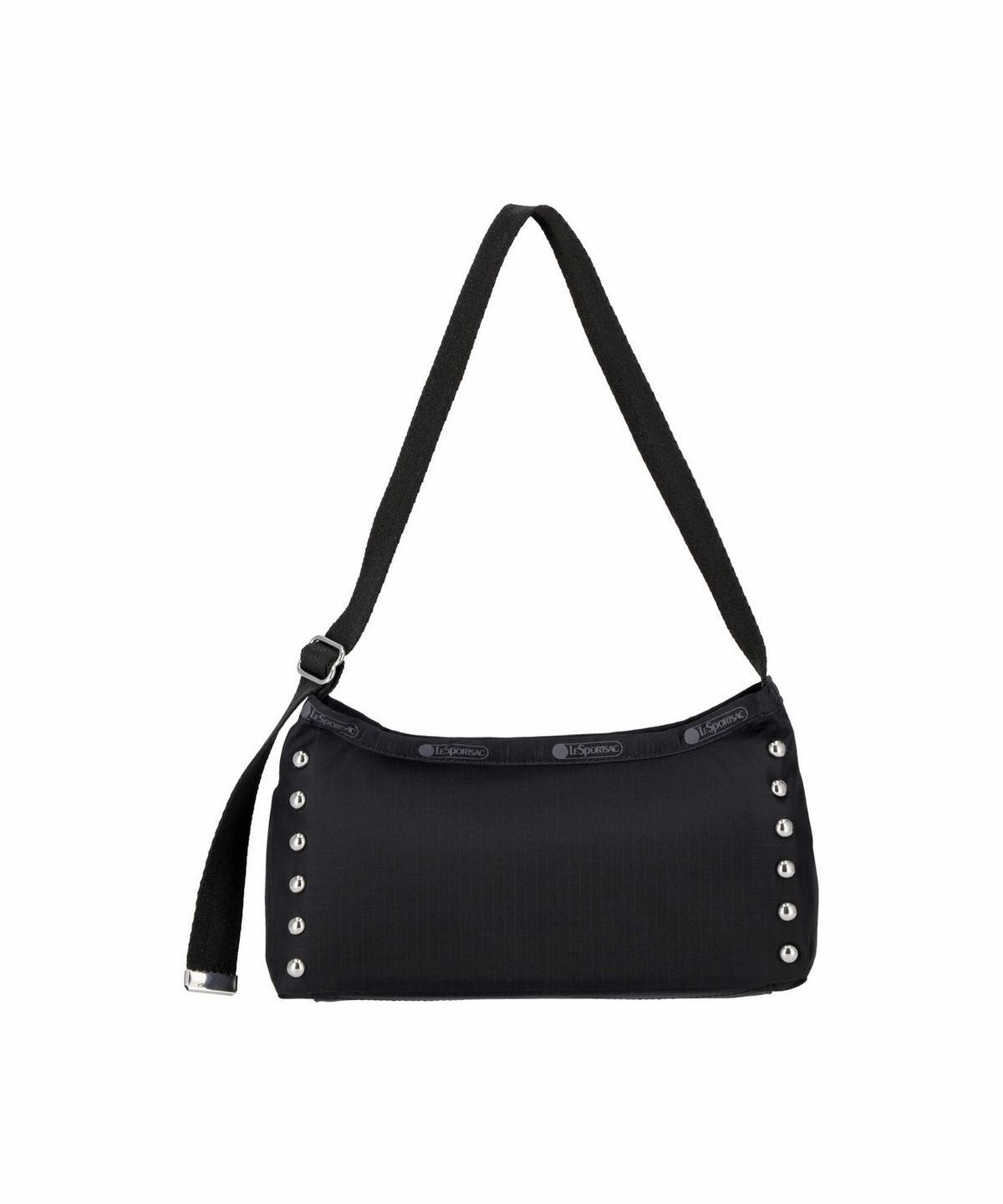 레스포색(LESPORTSAC) 블랙 스터드 E/W 스몰 숄더백 [2966.LE26]