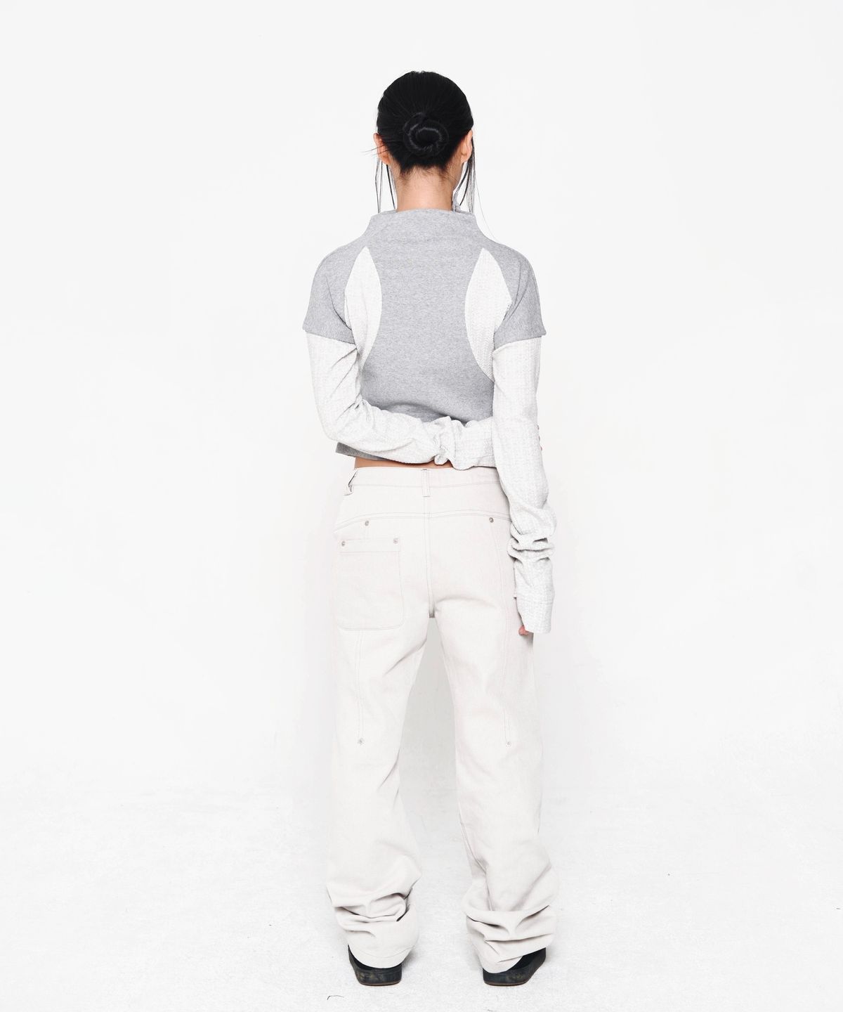 미스테페넘(MYSTEPHENM) VOL. 5.0 Layered Sleeve GY