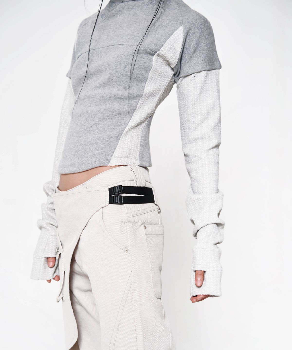 미스테페넘(MYSTEPHENM) VOL. 5.0 Layered Sleeve GY