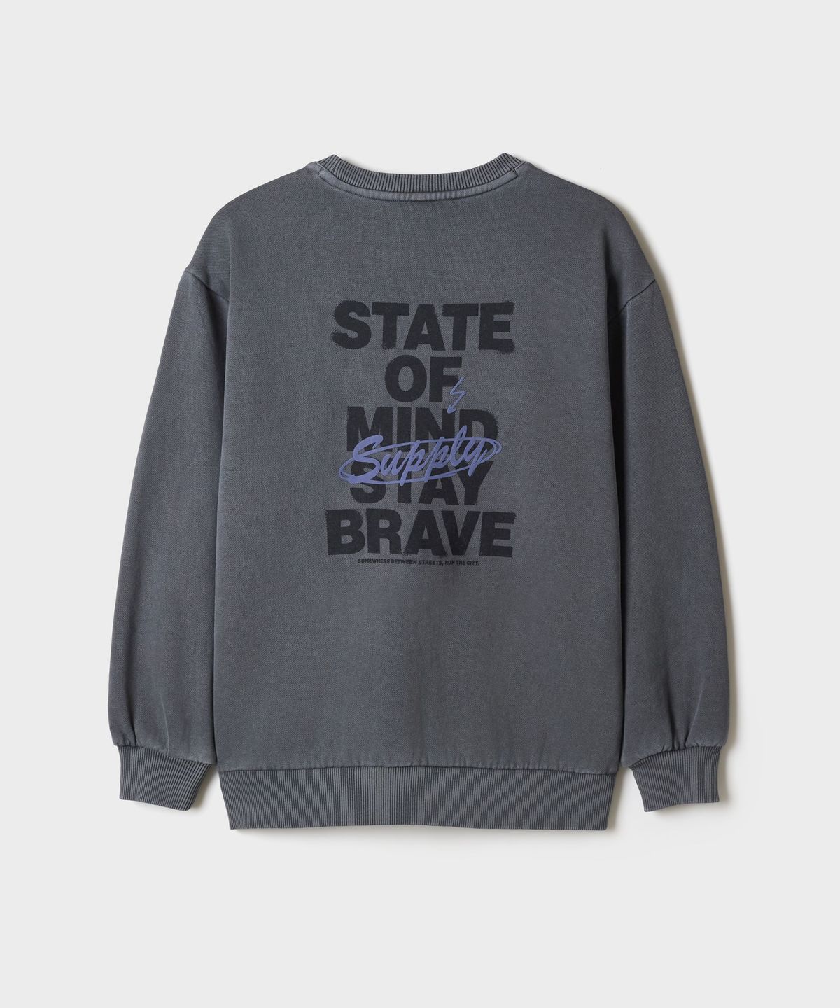 스파오 키즈(SPAO KIDS) [키즈] 피그먼트 스웨트셔츠 (기모)_SPMWG4TKU3
