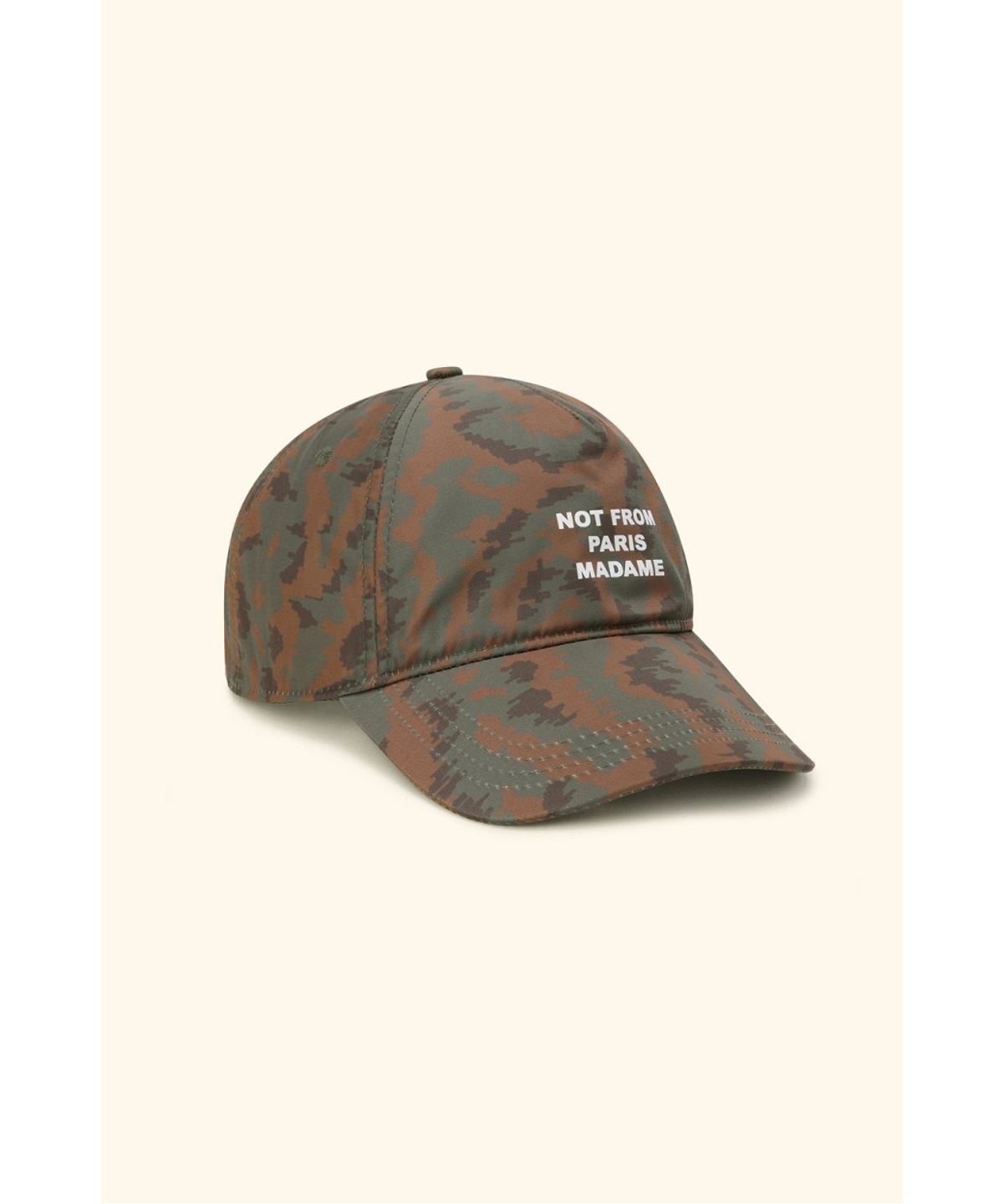 드롤드무슈(DROLE DE MONSIEUR) Slogan Moire Nylon Cap D4RAW26106KHX