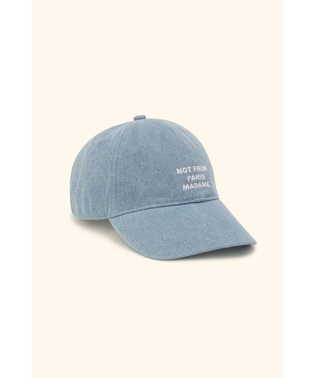 드롤드무슈(DROLE DE MONSIEUR) Denim Slogan Cap D4RAW26107BUX