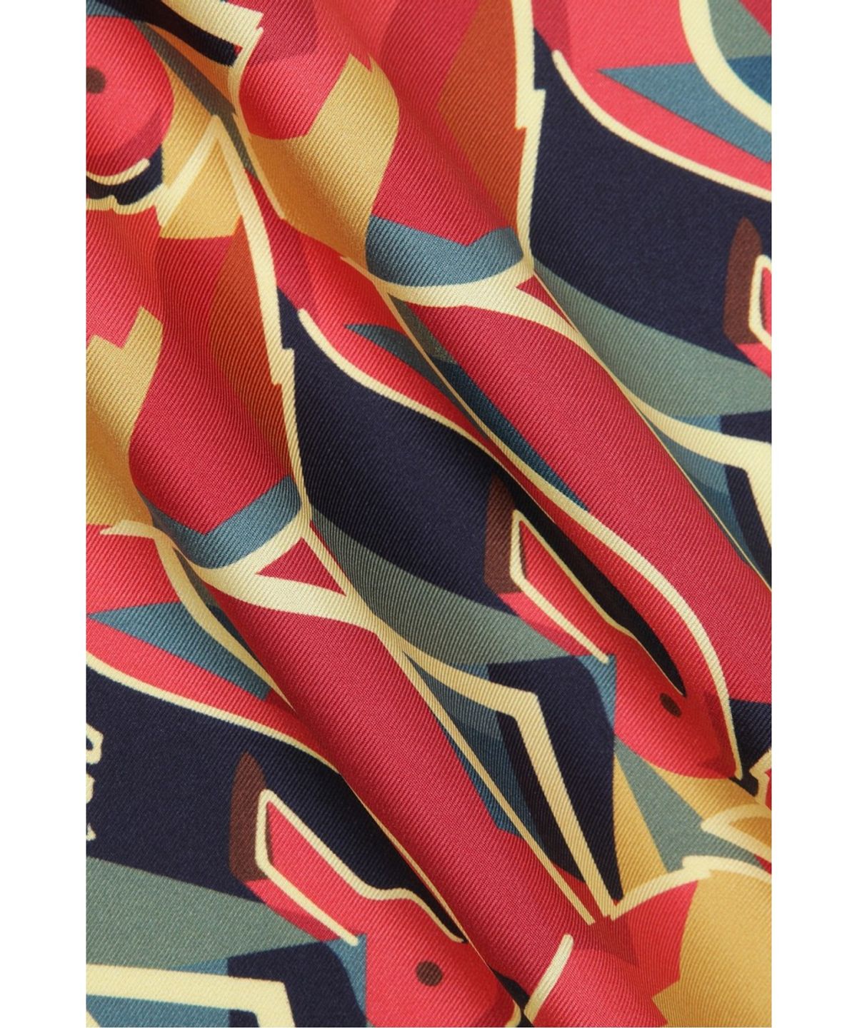 드롤드무슈(DROLE DE MONSIEUR) Bandana print Flamingo silk D4AJW26104OTX