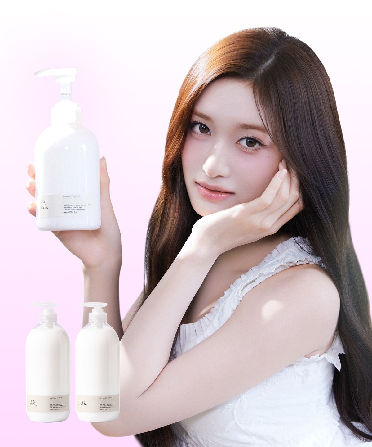오드카리브(EAUDECARIBE) 실키 케어 트리트먼트 1000ml x2