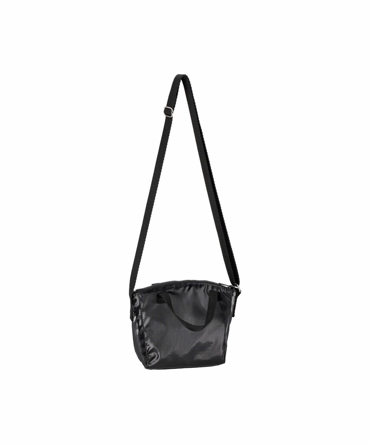 레스포색(LESPORTSAC) 블랙 샤인 마이크로 탑핸들 백 [2970.M135]