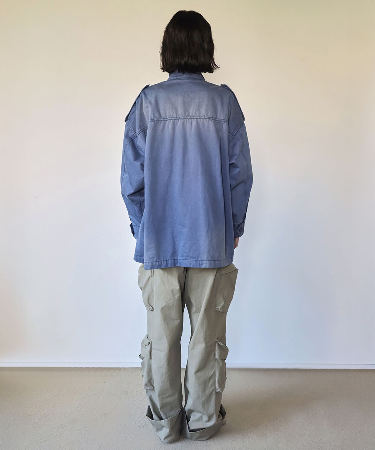 더블유케이엔디 프로젝트(WKND PROJECT) FADED FIELD JACKET (BLUE)