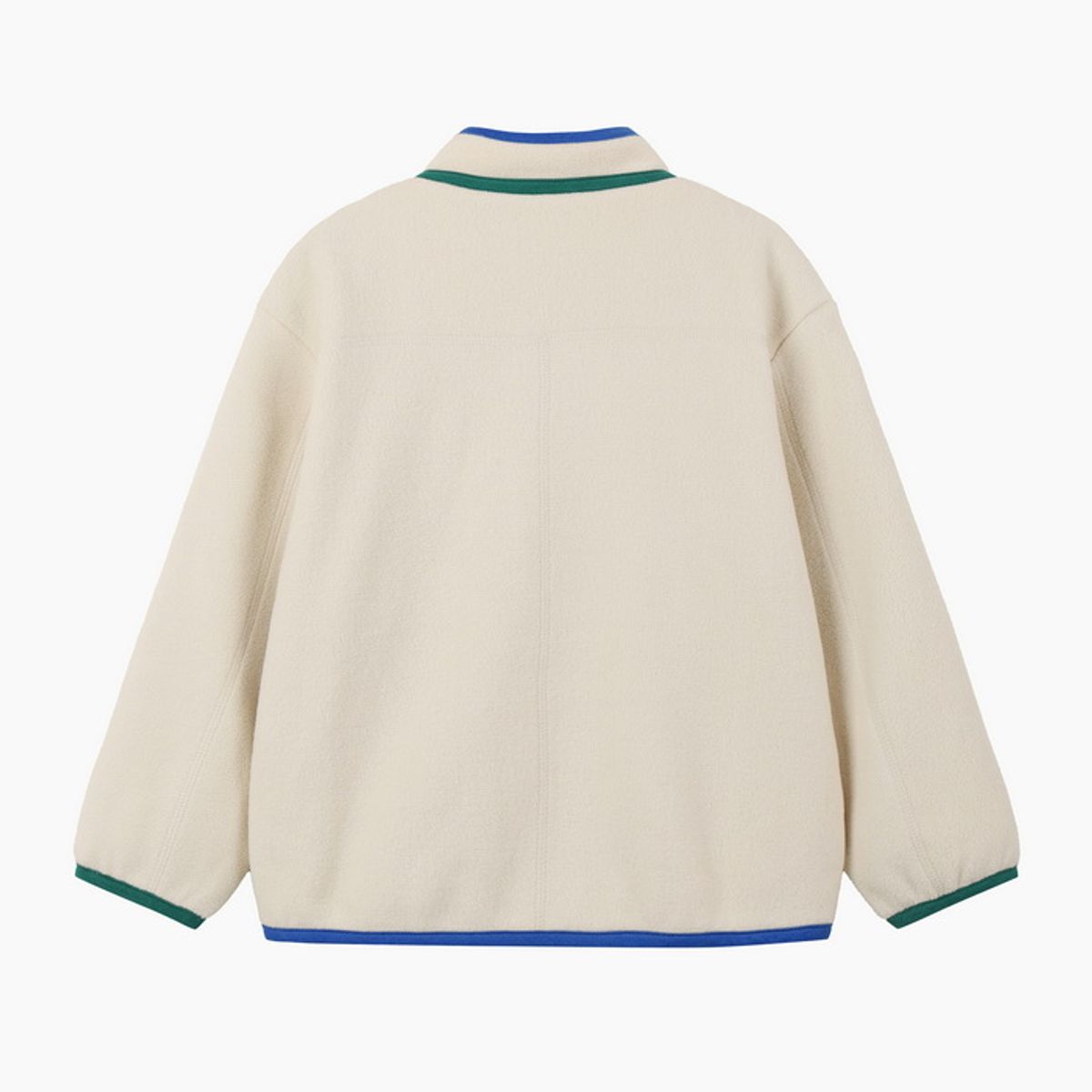 베네통키즈(BENETTONKIDS) 폴라 폴리스 배색 자켓_QAJK02641CR