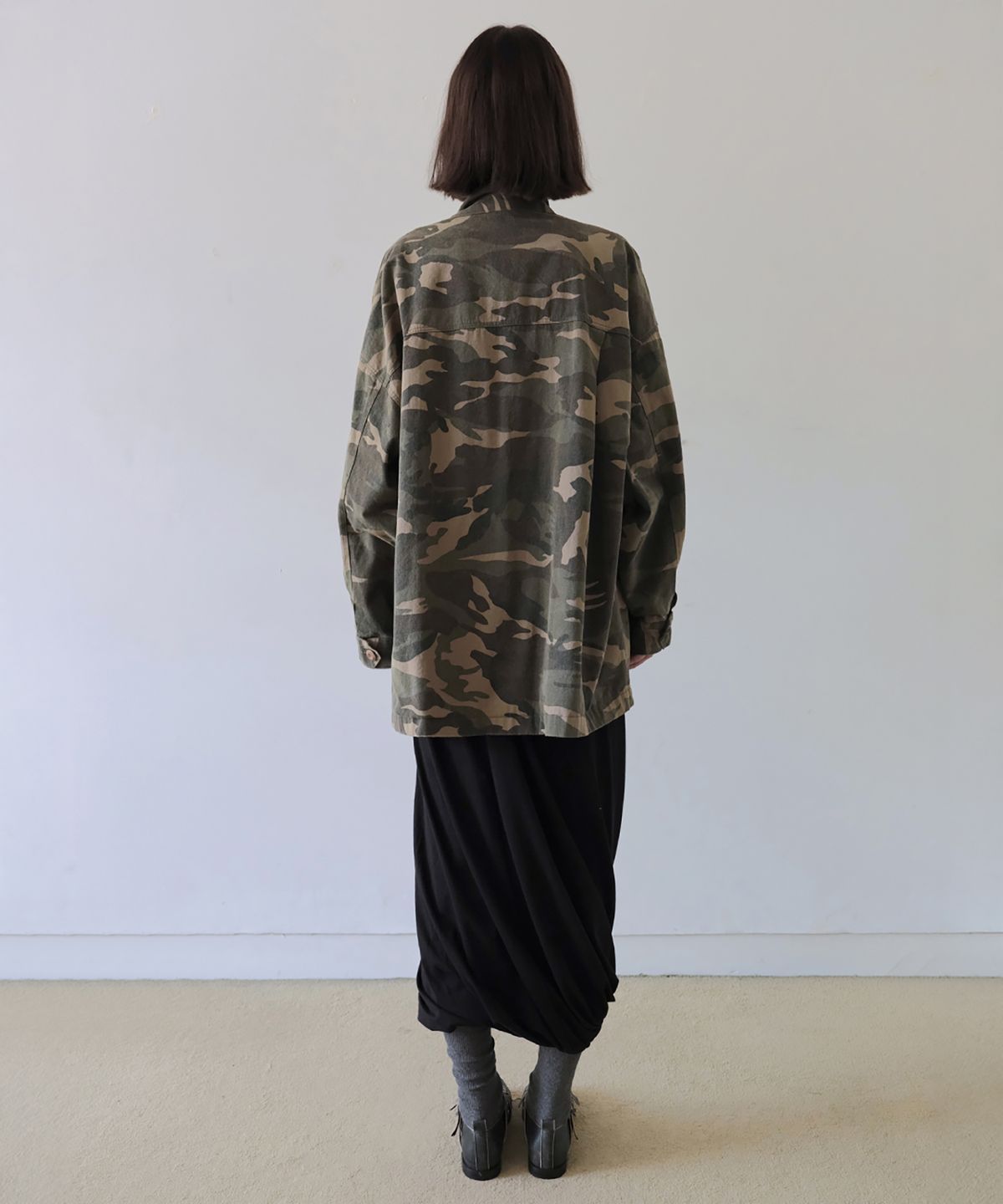 더블유케이엔디 프로젝트(WKND PROJECT) FADED CAMO FIELD JACKET