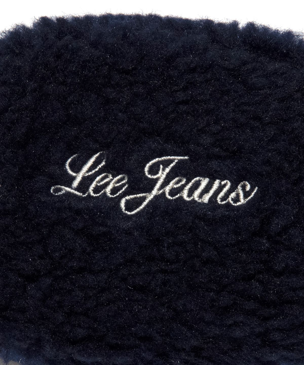 리(LEE) 미니 플리스 키링형 파우치 네이비