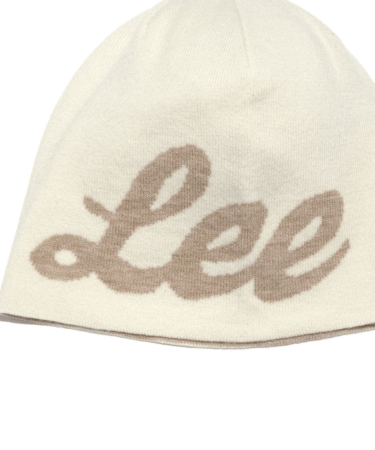 리(LEE) 유니온 로고 소프트 비니 아이보리