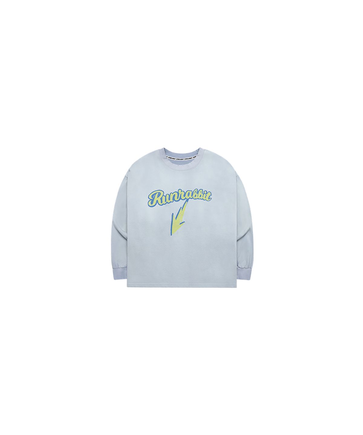 런레빗(RUNRABBIT) Rock VTG Tshirt Washblue