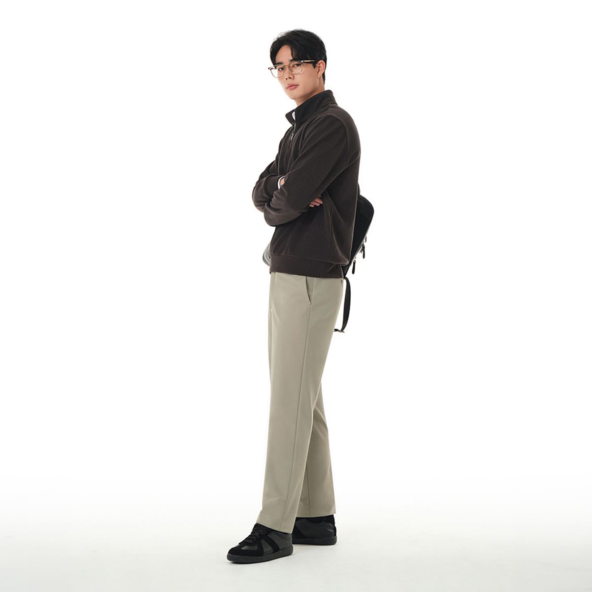 안다르(ANDAR) [풀스택] 에어스트 맨즈 기모 테이퍼드핏 슬랙스