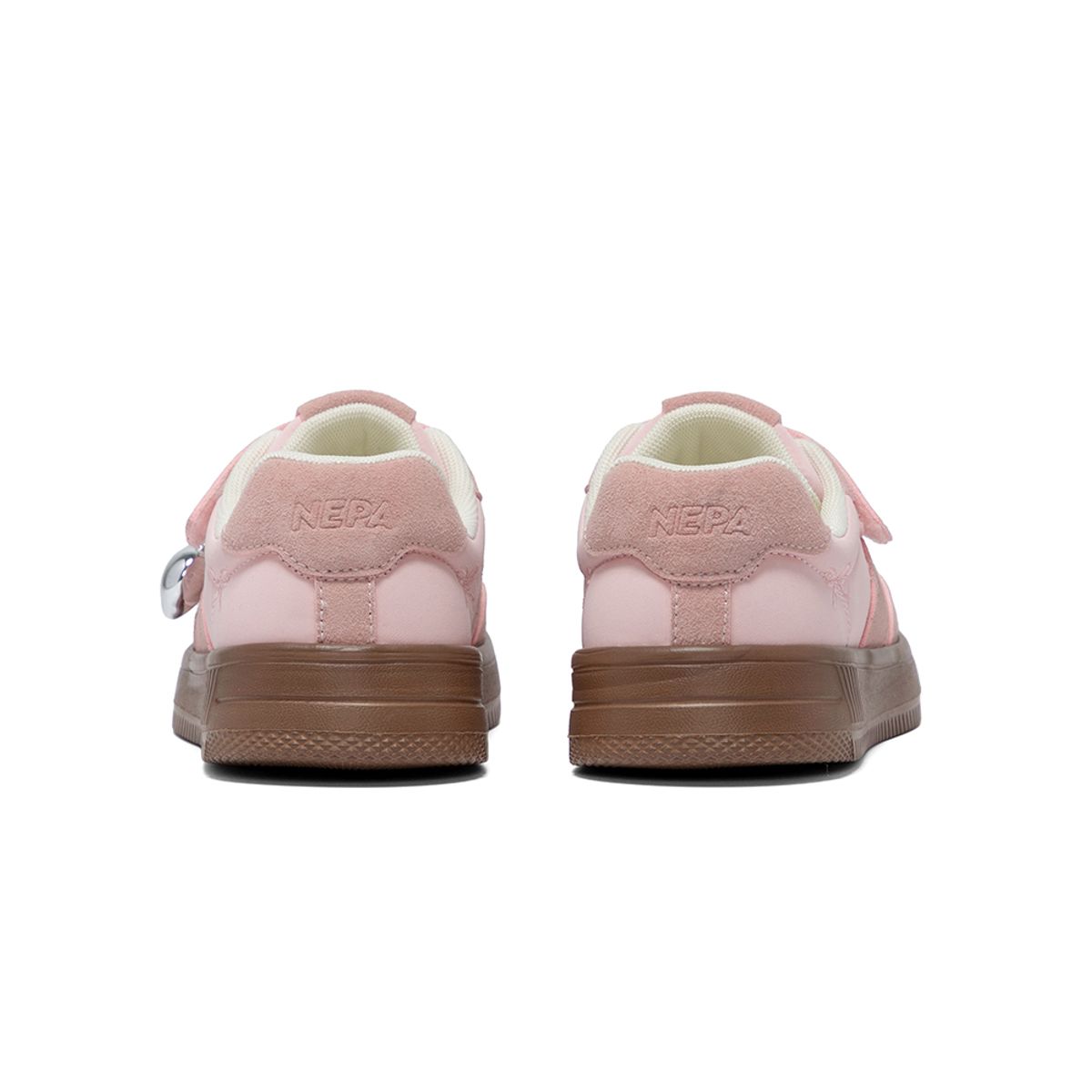 네파 키즈 악세서리(NEPAKIDS ACC) 에스텔 신꾸 하트참 스트랩 운동화 핑크 NE6FW02PNK