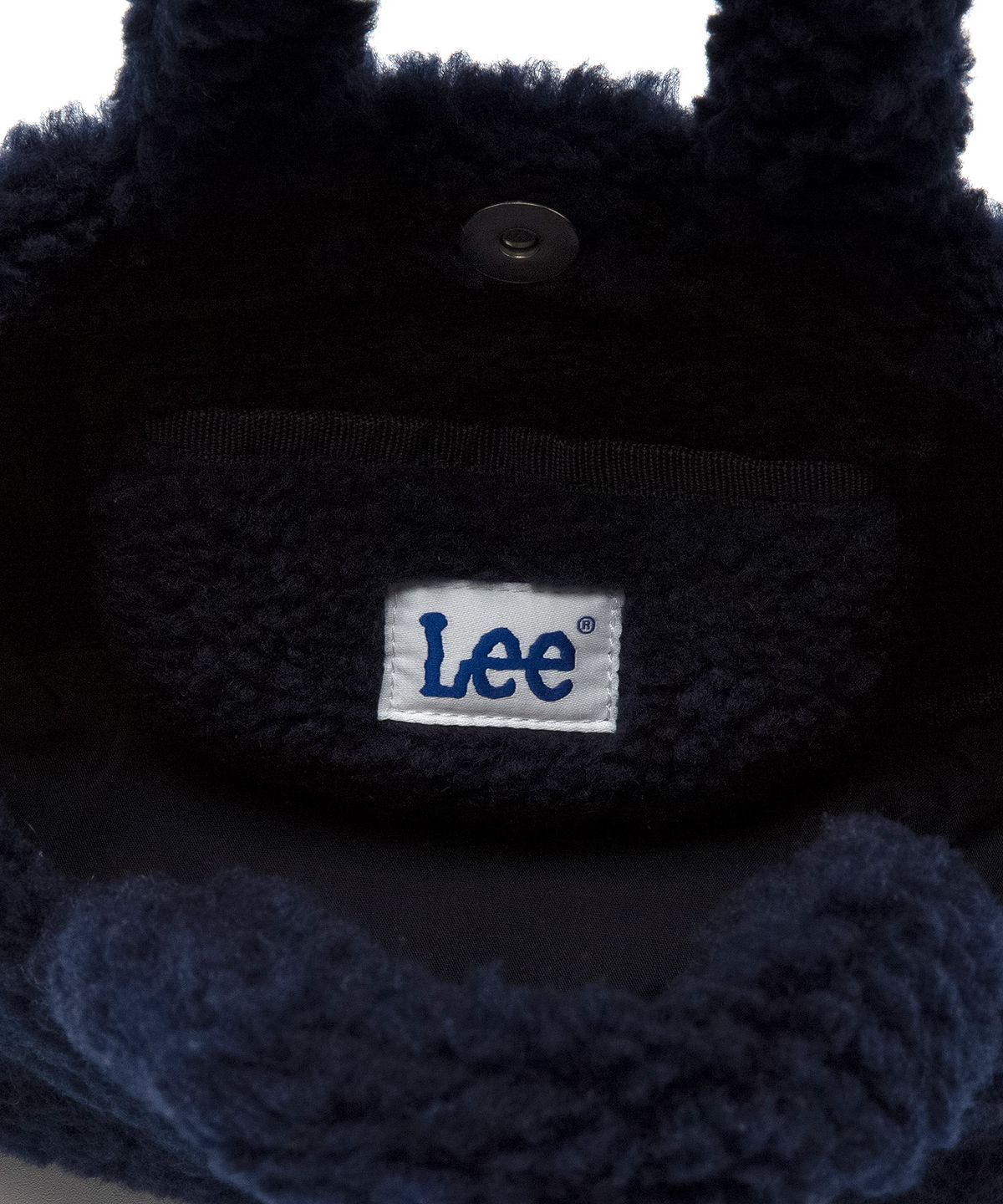 리(LEE) 미니 패디드 토트백 네이비