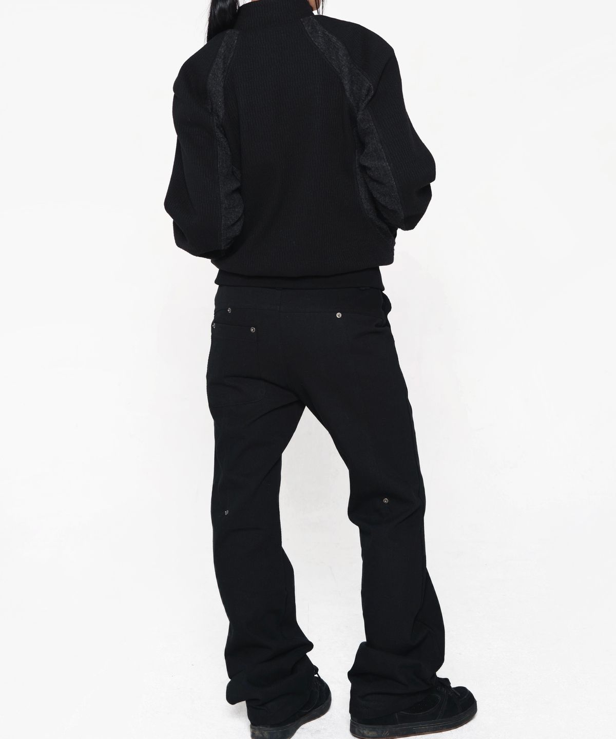 미스테페넘(MYSTEPHENM) VOL. 5.0 Asymmetric Jersey BK