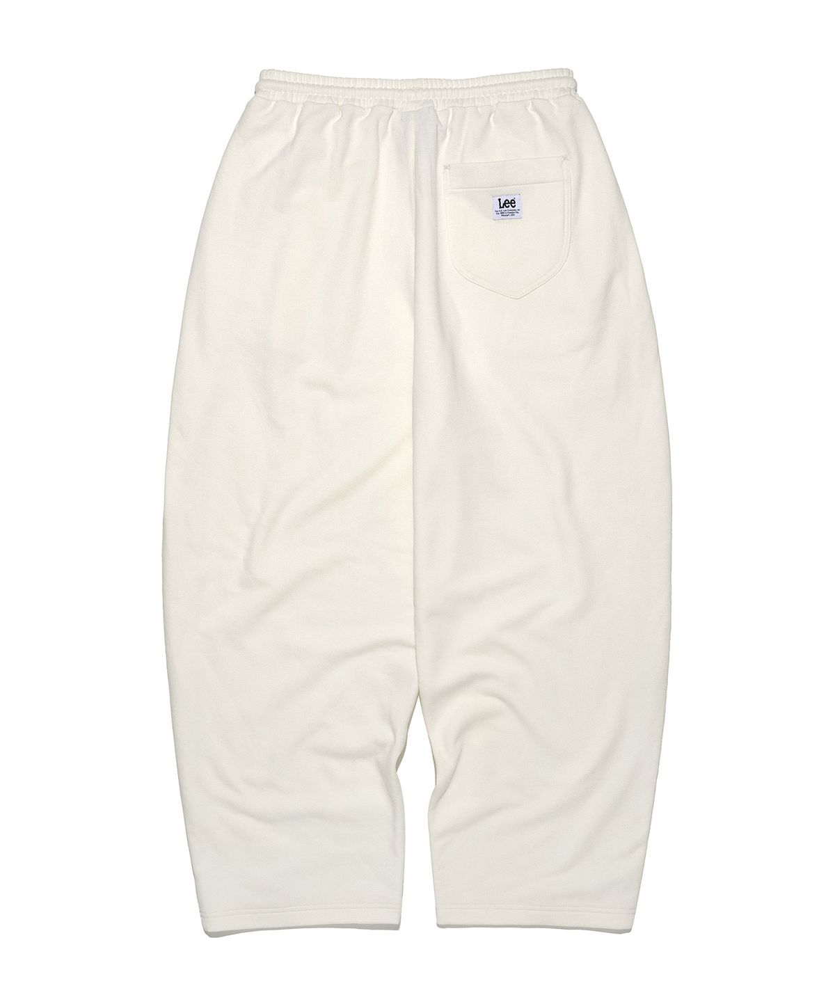 리(LEE) 오버사이즈드 기모 스웻 팬츠 크림