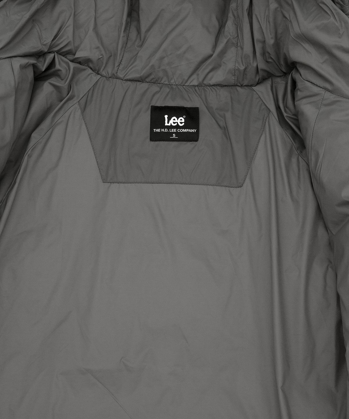 리(LEE) 우먼 후드 다운 챠콜