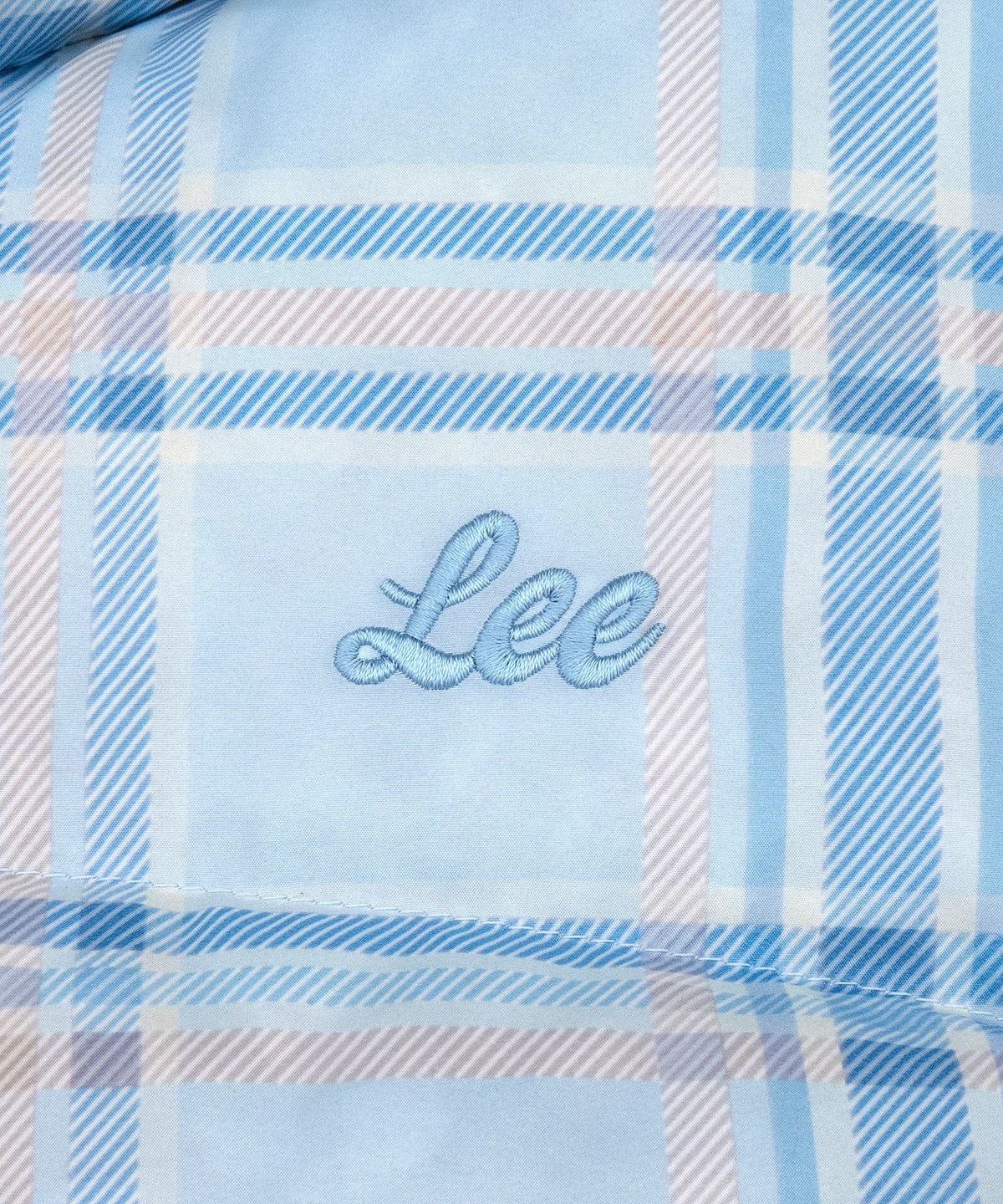 리(LEE) 우먼 릿지 다운 스카이블루