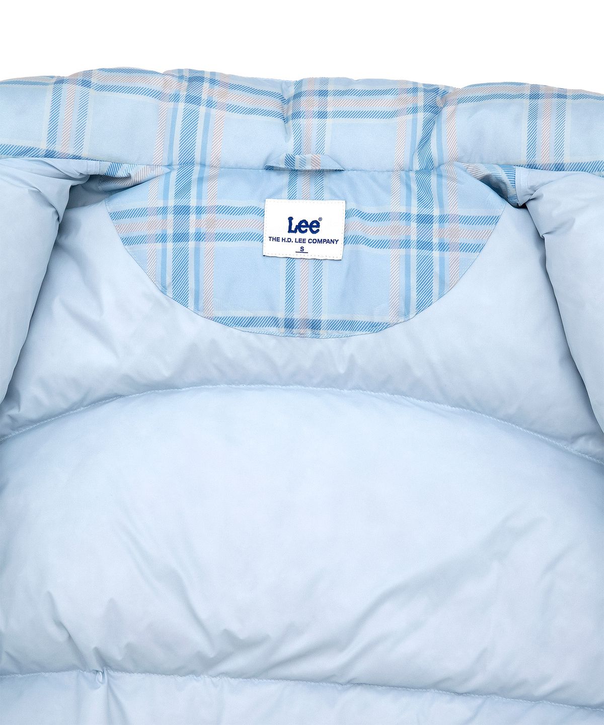 리(LEE) 우먼 릿지 다운 스카이블루