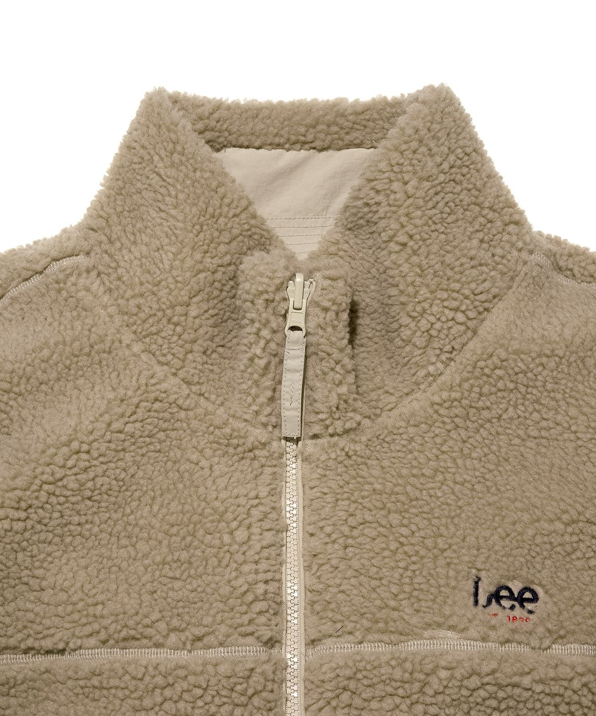 리(LEE) Reversible 헤비 플리스 자켓 베이지